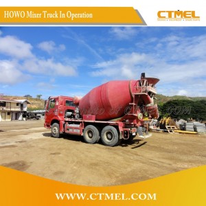 HOWO Mixer Truck  in operation