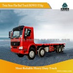 HOWO Twin Steer 7m Flat Bed Truck