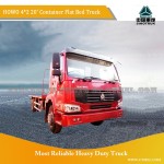 HOWO 4*2 20' Container Flat Bed Truck